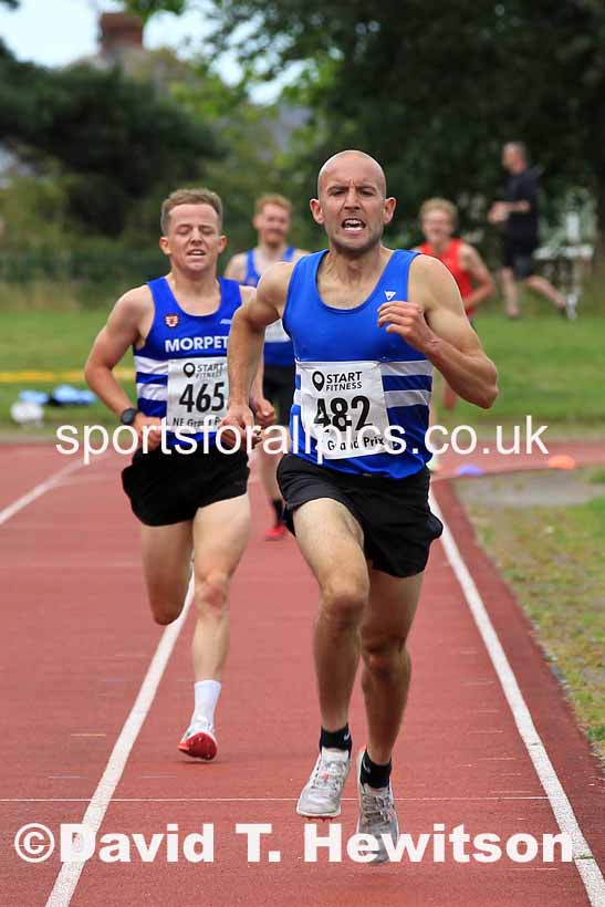 3000 metres, 2023 NEGP 4 Monkton, Wed., July 12th.  Photo: David T. Hewitson/Sports for All Pics